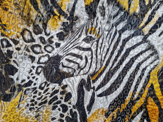 Italian Designer Fabric burnt out silk velvet, devore fabric with tigers  and zebras design,Alta Moda 2022. ⋆ Gucci Silk Twill
