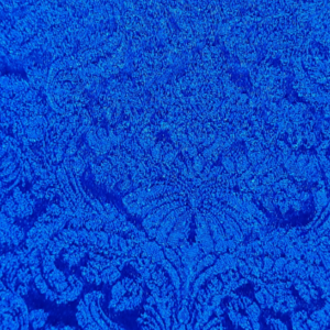 Italian Designer Jacquard brocade for clothing colors blue