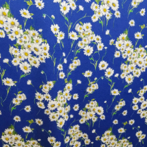 Italian fabric chamomile pattern,soft viscose