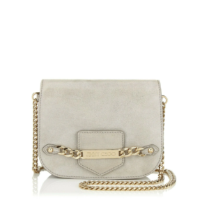 Jimmy Silver Shimmer Metallic Leather Small Crossbody Bag