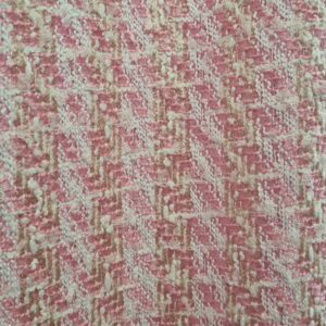 Italian tweed cotton paper pink,light beige lurex threads.2022 Collection, Limited Quantity