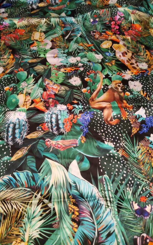 DG show Italian fabric with jungle