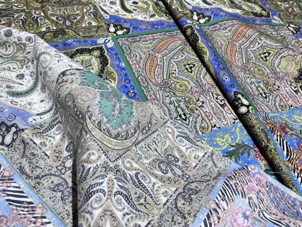 Etro cotton with Paisley and patchwork design