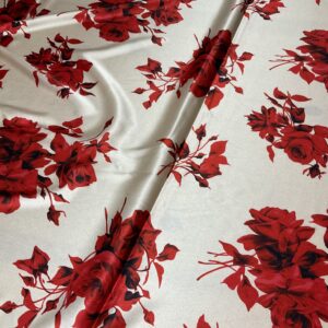 Wonderful Italian Alta Moda Silk Satin Fashion fabric