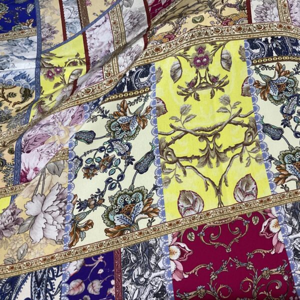Alta Moda Italian Pure Silk Etro Fabric patchwork