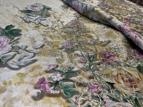 Fabric Exclusive limited edition,gold embossed design