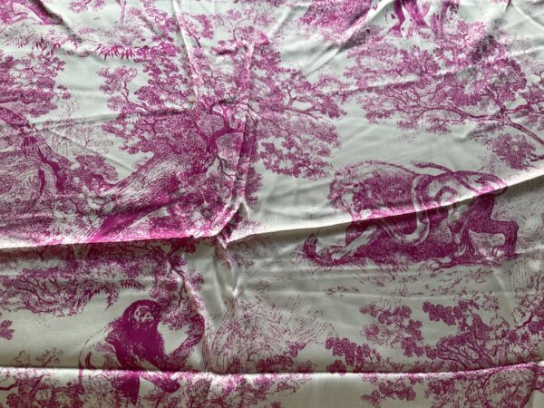 Dior silk stretch jungle pattern