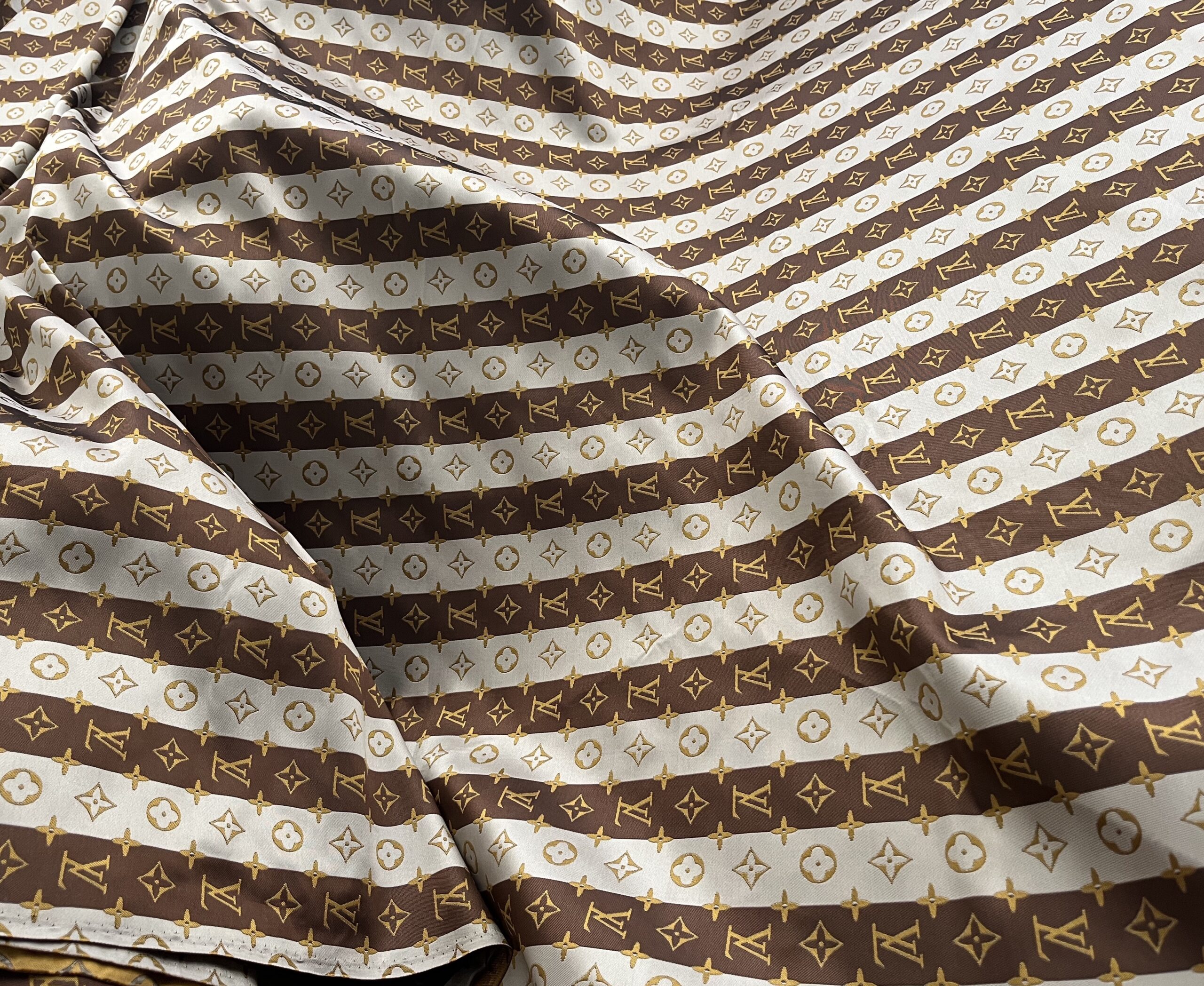 Soft L Jacquard Monogram Designer V Fabric/Jacket Jacquard Fabric