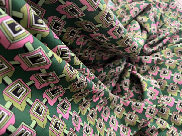 Gucci G logo Silk Fabric